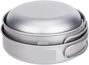 Camping Cookware, Outdoor Cookware Set Camping Folding Frying Pan Frying Pan Camping Cookware Pot Portable Stove