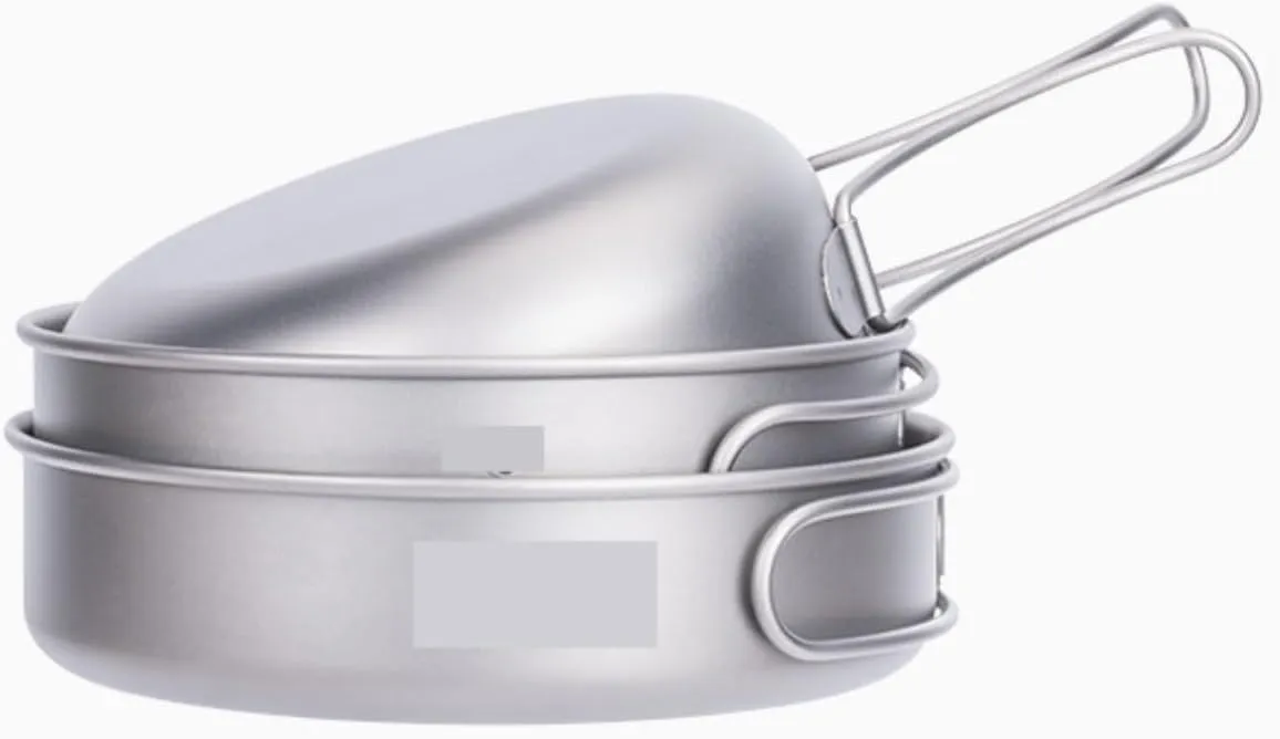 Camping Cookware, Outdoor Cookware Set Camping Folding Frying Pan Frying Pan Camping Cookware Pot Portable Stove