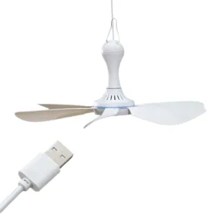 Camping Fan, Portable Mini Ceiling Fan, USB Tent Fan for Outdoor Camping 1.