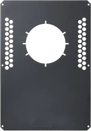 camping moon Φ4.7 (Φ12cm) Gas Stove Top Plate for IGT Table Korean Style Camping Burner One Unit Size Bridge Lid Cover Steel Black KR-25