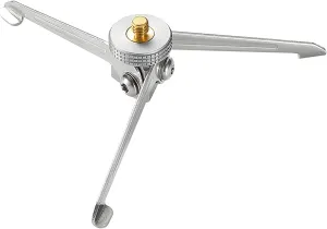 CAMPING MOON TC-ST Stabilizer Gas Lantern for Fillable Tanks, Anti-tip, Foldable, Stainless Steel