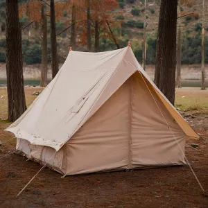 Camping Tents, Family Cabin Tents,Canvas Bell Tent W/Stove Jack,4 Season Luxury Outdoor Camping and Glamping Yurt Tent Made from Breathable 100% Cotto