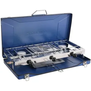 Campingaz Camping Chef Folding Double Burner Stove With Grill