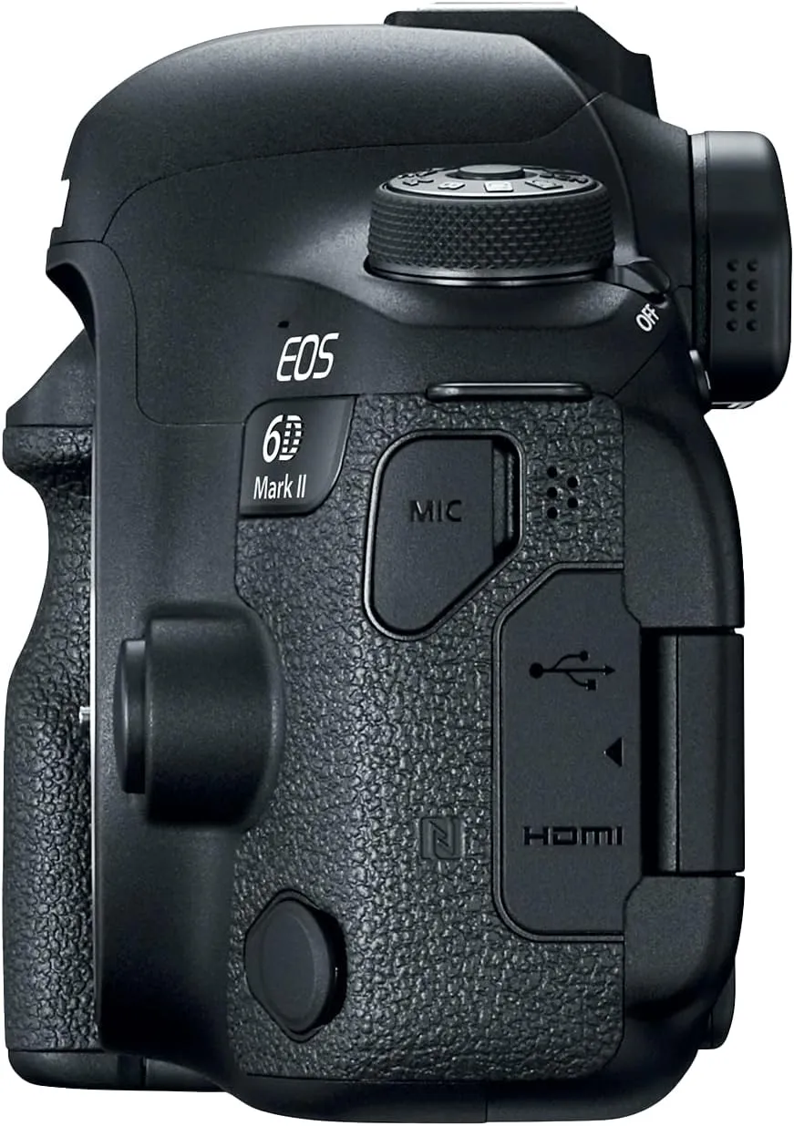 Canon EOS 6D Mark II Digital SLR Camera Body – Wi-Fi Enabled