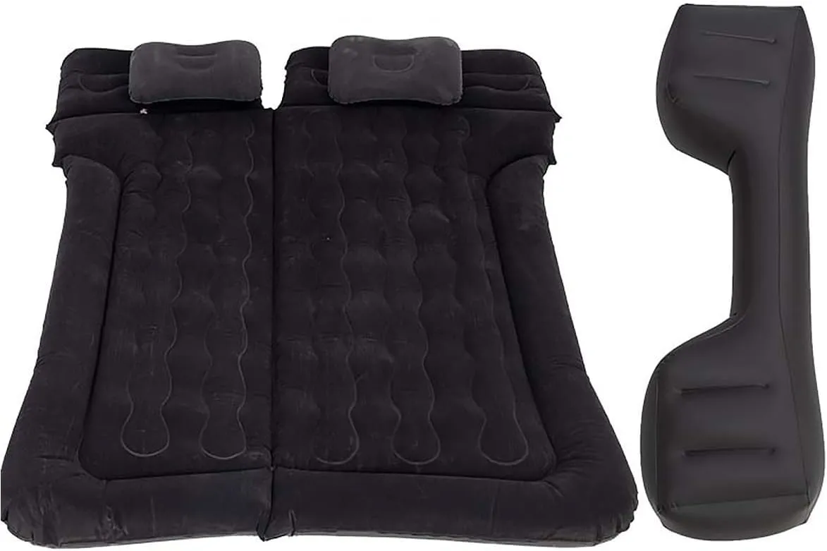 Car Air Mattress for Jeep Compass 2017-2022 2023 2024 2025 Back Seat Inflatable Bed Camping Trunk Airbed Sleeping Bed Traveling Foldable Boot Mattress Outdoor,Black01-C