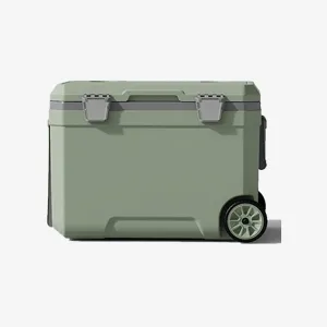Car Camping Coolers for Jeep Avenger/Cherokee/Compass/Concept/Gladiator/Meridian, Waterproof Portable Cooler, Leak Proof Picnic Insulated Bag, Ultra-Light Premium Ice Chest Box,A-Green-45L