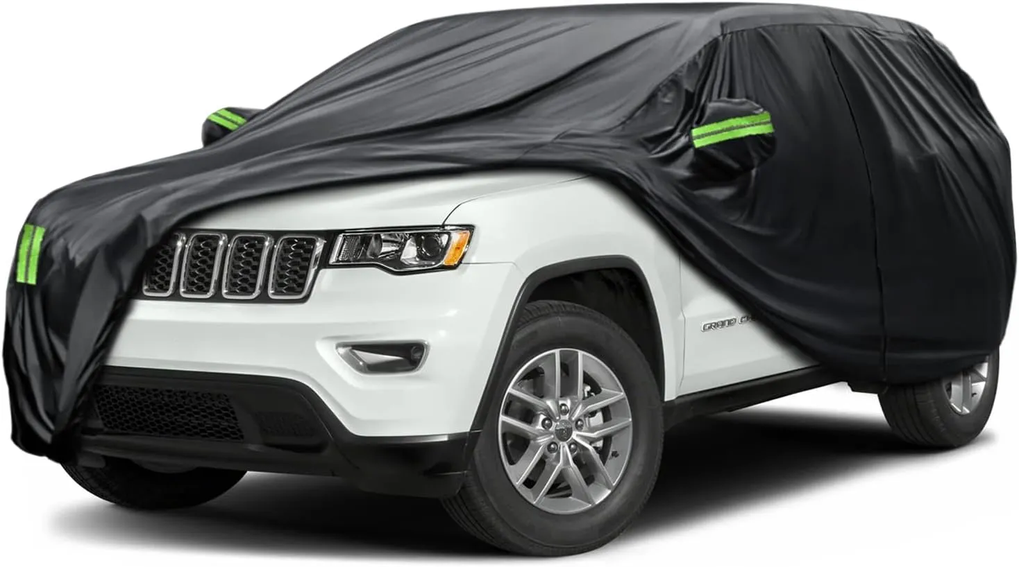 Car Cover Waterproof Fit for Jeep Compass, Waterproof All Weather for Automobiles, Outdoor Full Cover Sun UV Rain Protection with Cotton, Easy to Instal