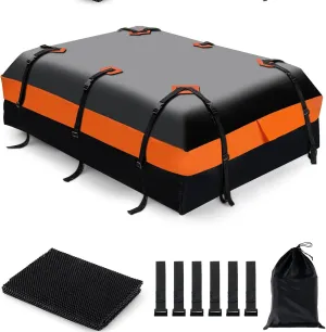 CAR Roof Box for Jeep Compass 2017 2018 2019 2020 2021 2022 2023 2024, Waterproof Cargo Top Carrier Thickened Duty Large Capacity Storage Bag Detailed Craftsmanship