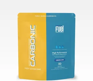 Carbonic Fizzy Lemon Lime Hydration & MCT Oil Powder Nutrition - First-Ever Advanced Electrolyte & MCT Formula, Enhances Hydration, Sustained Energy, & Recovery - 50 Servings