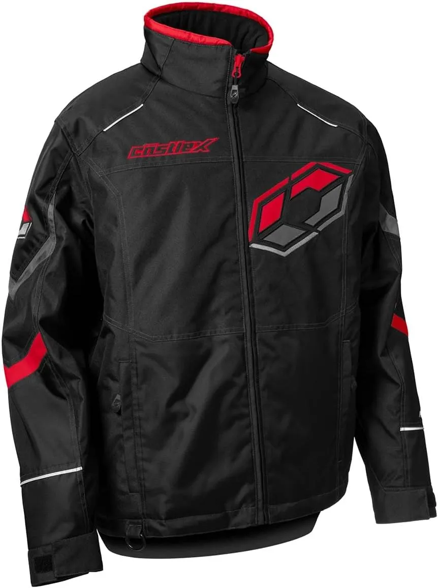 Castle X Men's Platform G7 Jacket (Black/Red - Medium)