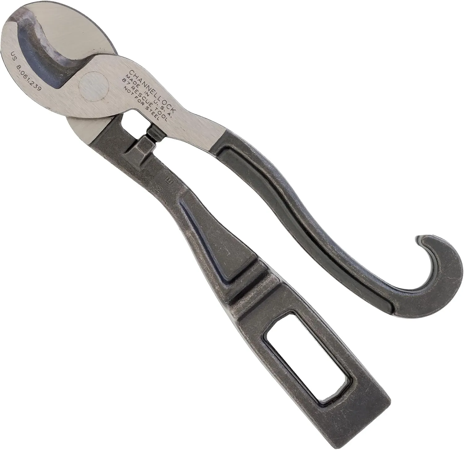 Channellock 87 8.88-Inch First Responder Rescue Tool ,Designed for Firefighters & EMTs ,Compact Cable Cutters Forged from Alloy Steel Easily Shears Through Cables and Soft Metal