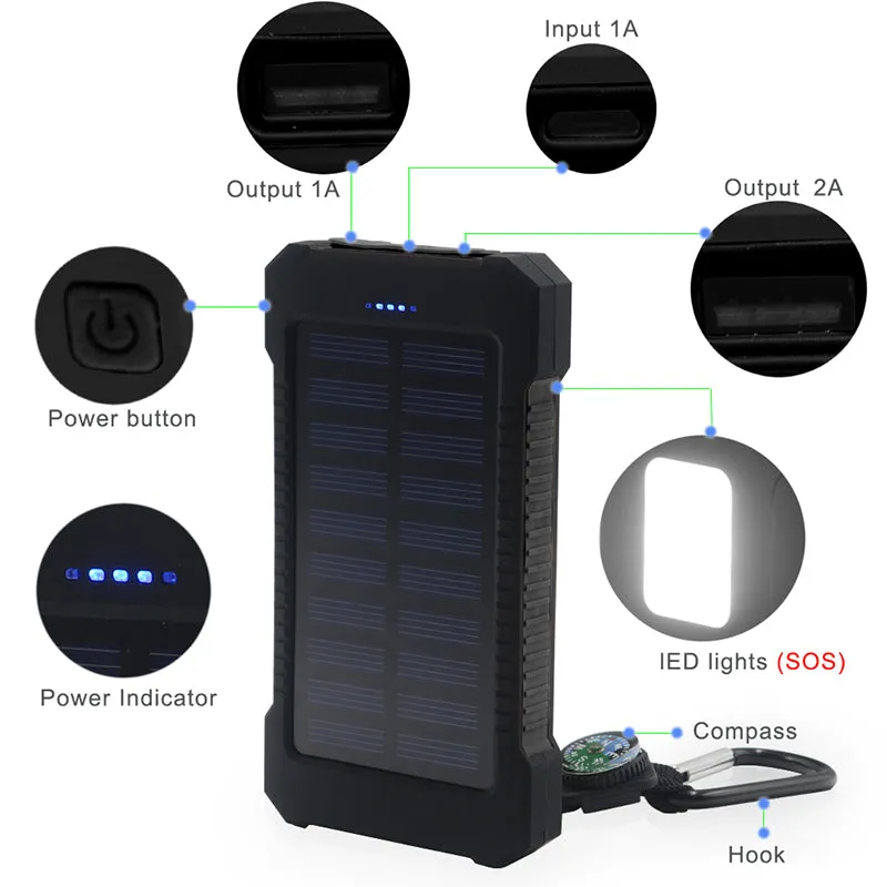 Charger Complete assortment Stylish Solar Mobile Waterproof