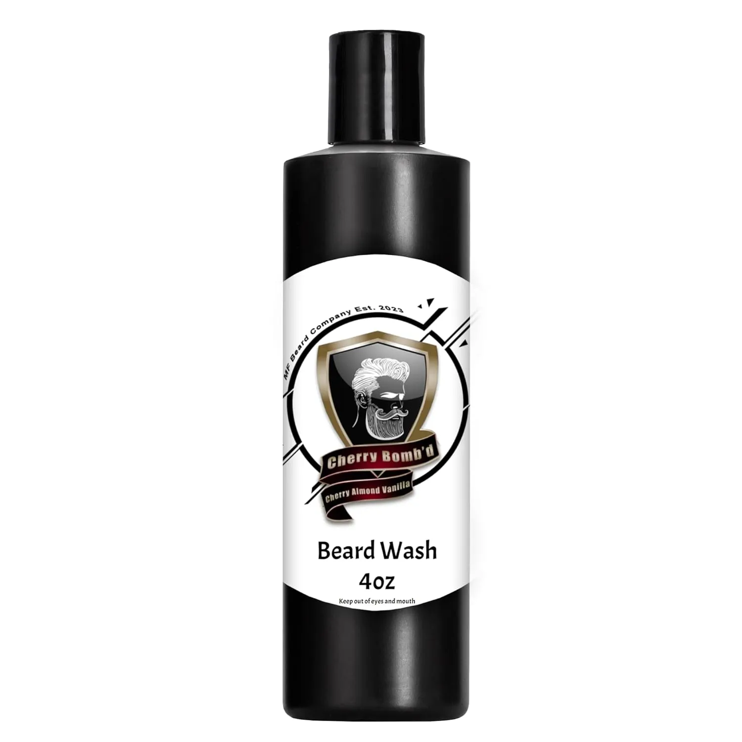 Cherry Bomb'd Beard Care Kit - (Cherry, Almond & Vanilla Scented) Complete Beard Care Kit
