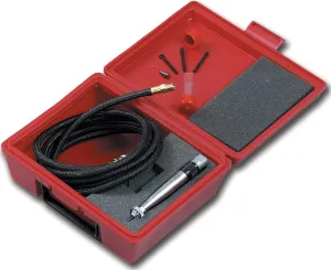 Chicago Pneumatic CP9361-1 Kit - Engraving Pen Air Scribe, 1/8 Inch (3 mm), Hex Shank, Rolling Throttle, 13500 Blow Per Minute, Use with Stencils on Metal & Glass