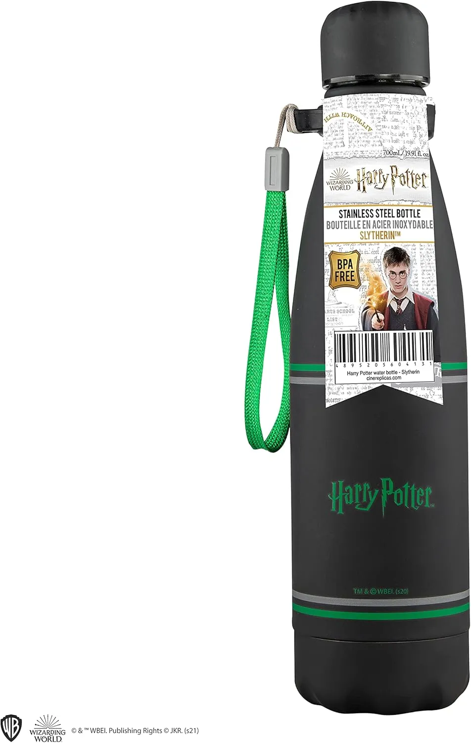 Cinereplicas Harry Potter - Water bottle Slytherin - Official License
