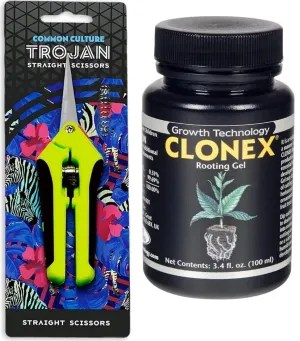 Clonex Rooting Gel 100ml   Common Culture Trimming Scissors Bundle