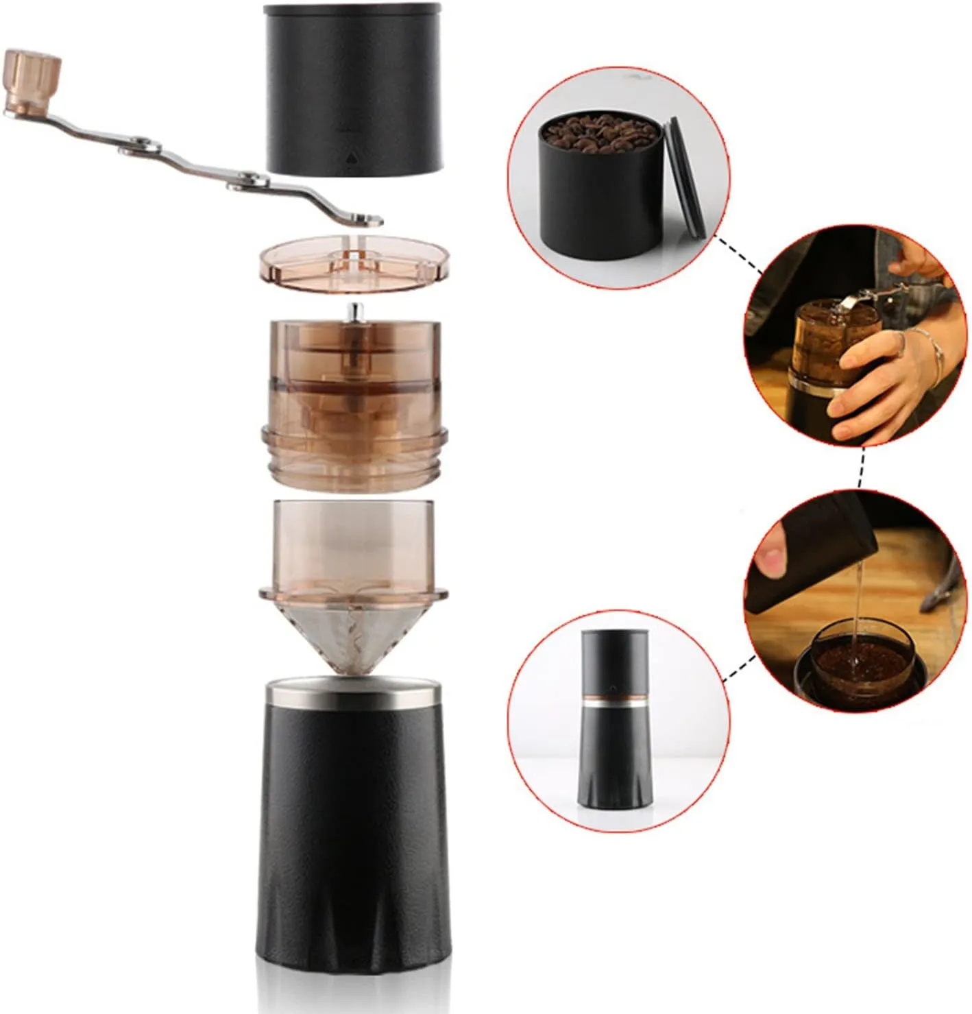 Coffee Cup Water Cup Drink Mugs 390ML Portable Water Bottle Stainless Steel Outdoor Travel Cup Car Flasks Termocup For Machine for Home