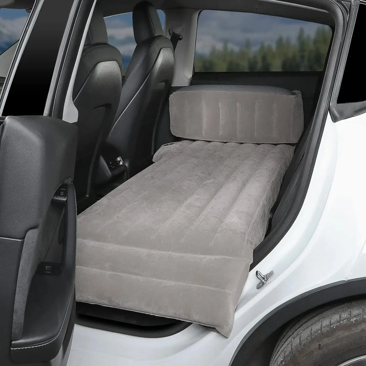 Compact and Portable Inflatable car air Mattress for Camping and Travel