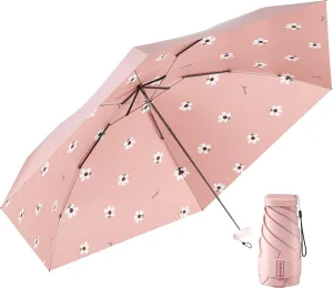 Compact Mini Umbrella for purse-Lightweight,Fold and UV Umbrella for Rain-Suitable for women, girls, kids