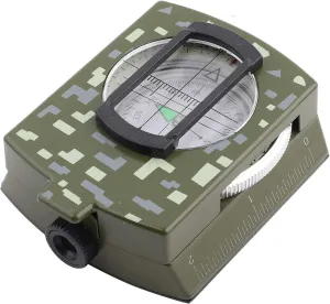 Compass, 2Colors Outdoor Sighting Night Light Waterproof Compass, Multifunctional Compass for Hiking Camping Hunting Outdoor