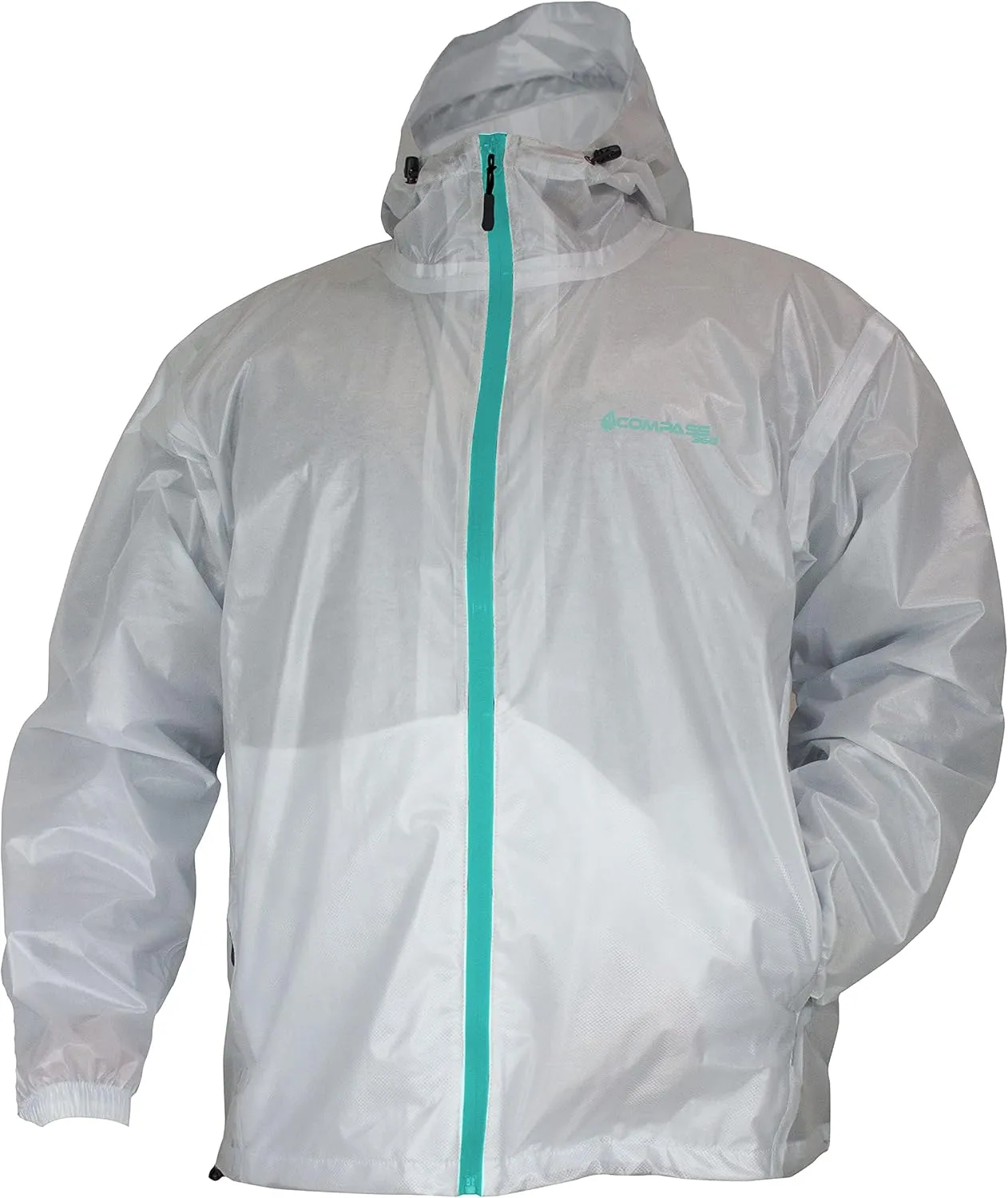 Compass 360 Women's Outdoors Ultra-Pak Waterproof Breathable Rain Jacket with Storage Pocket