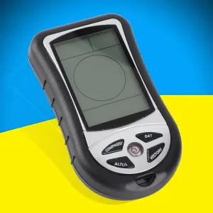 Compass Navigation ABS Plastic Digital Compass Barometric Sensor Sunderpower for Cycling Outdoor Sports