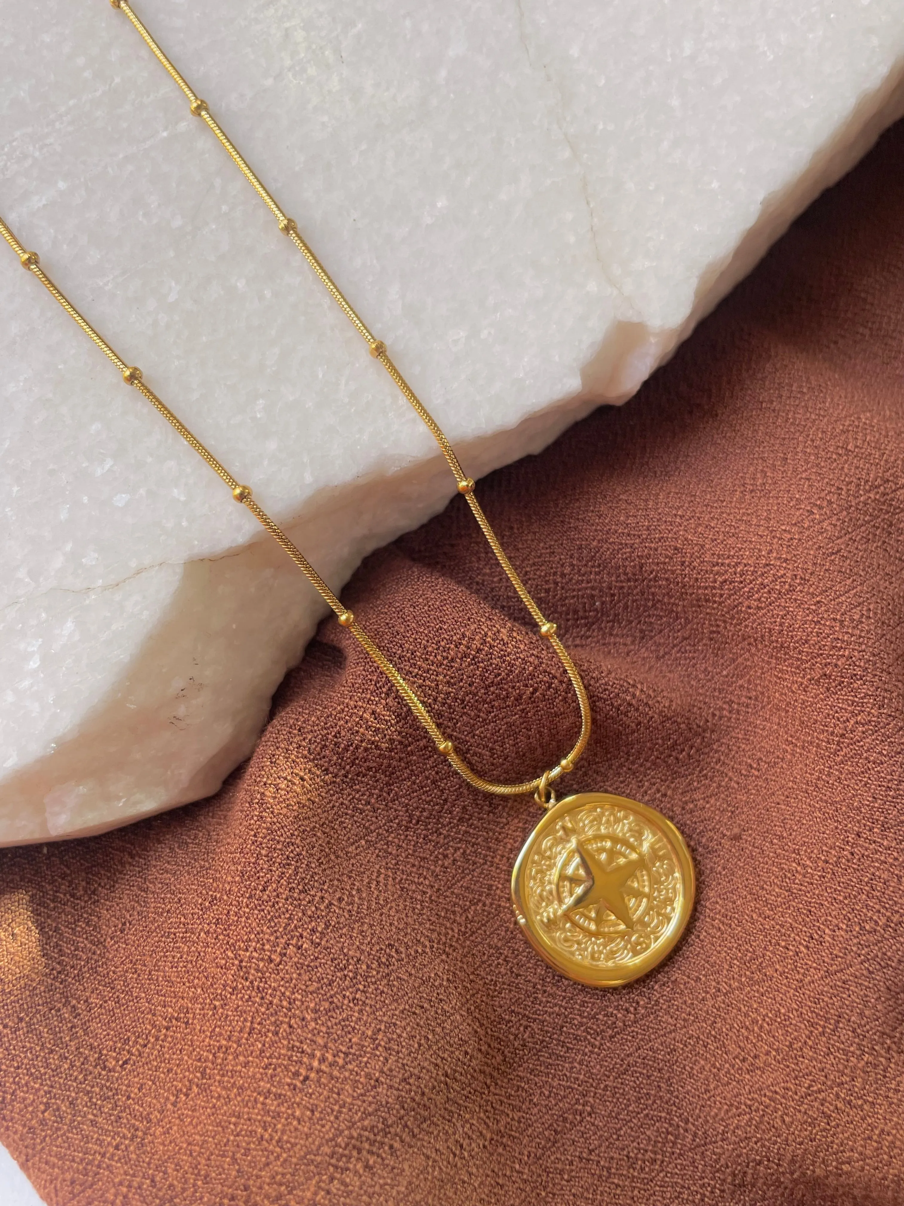 compass necklace