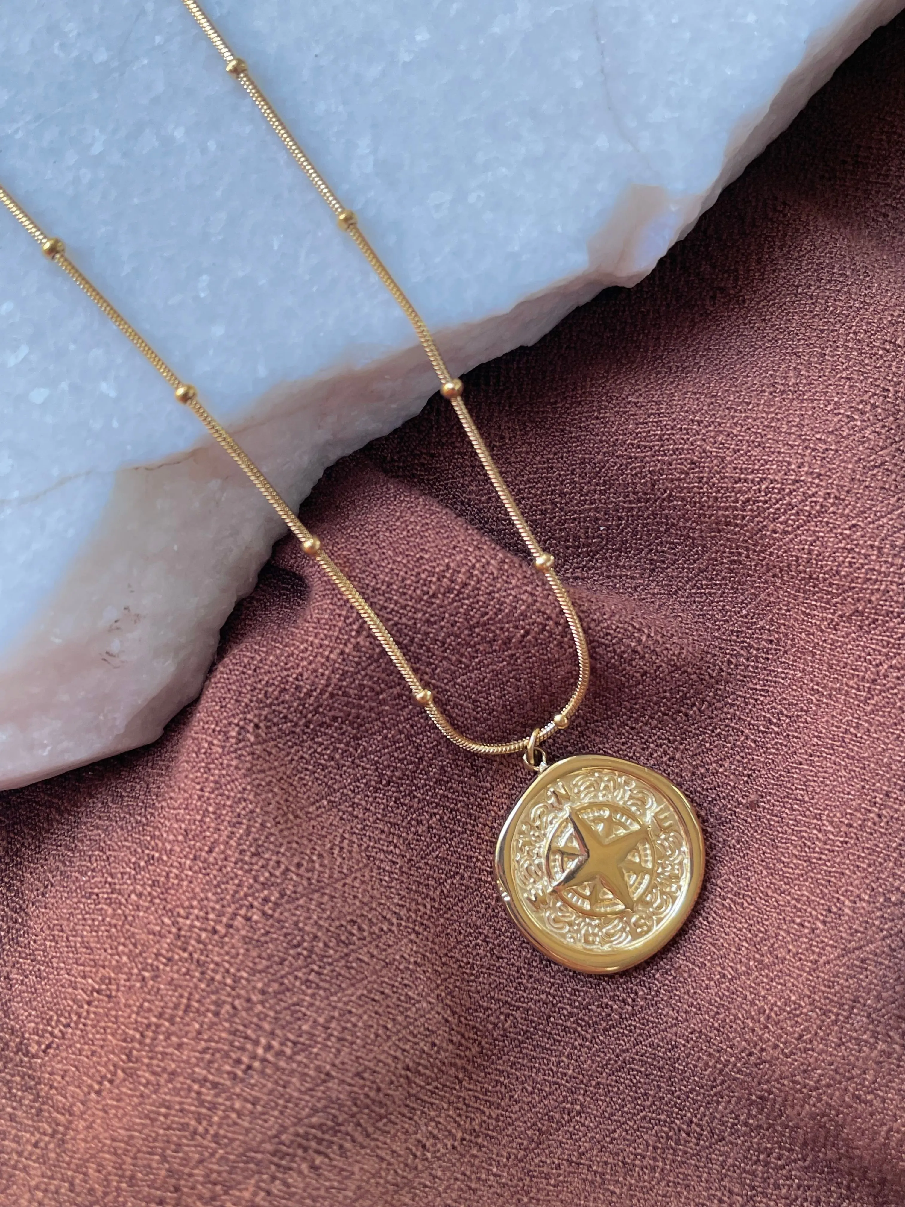 compass necklace