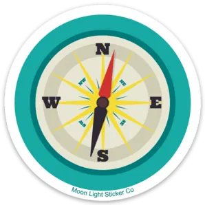 Compass Sticker