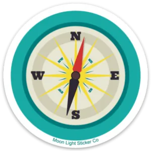 Compass Sticker