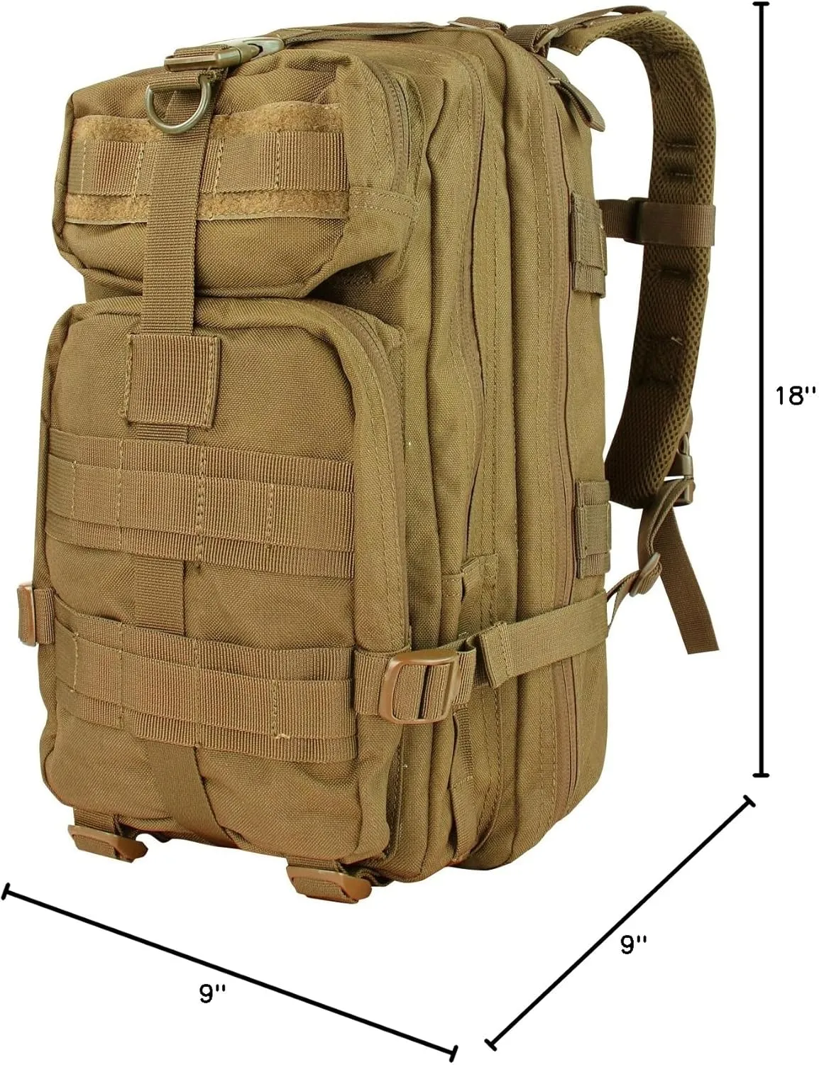 Condor Outdoor Products Compact Company Assault Pack, Coyote Brown