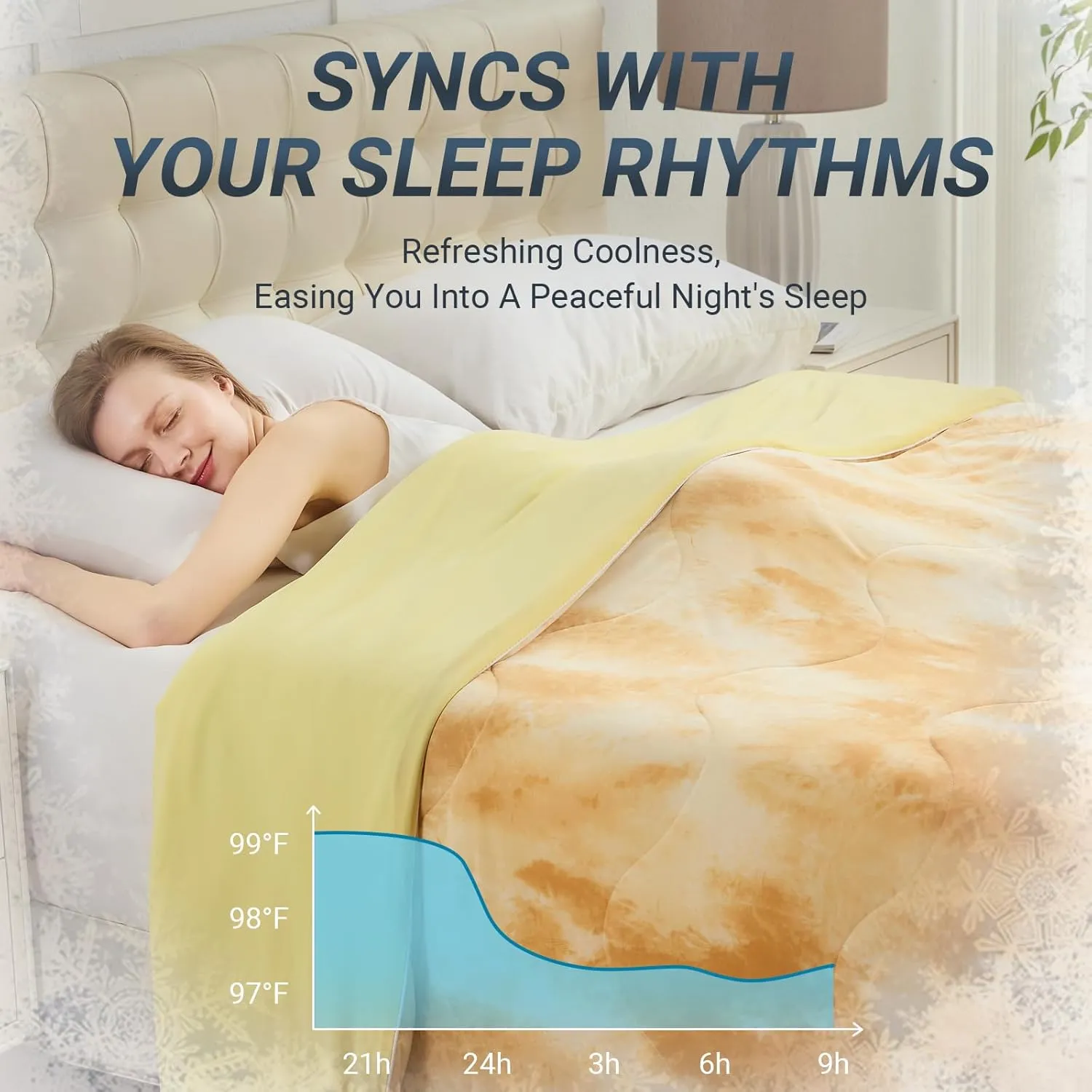 Cooling Comforter Queen Size, Summer Cooling Blankets for Hot Sleepers and Night Sweats, Lightweight Breathable Cooling Comforter Bedding for Sofa, Bed, Camping, Office