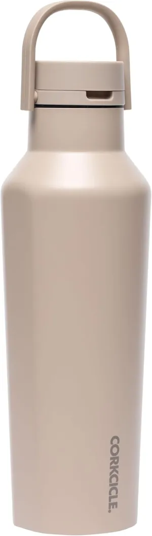 Corkcicle Sport Canteen Insulated Tumbler, Desert, 20 oz – Reusable Water Bottle Keeps Beverages Cold for 25 Hours & Hot 12 Hours – Cupholder Friendly Tumbler with Screw-On Cap
