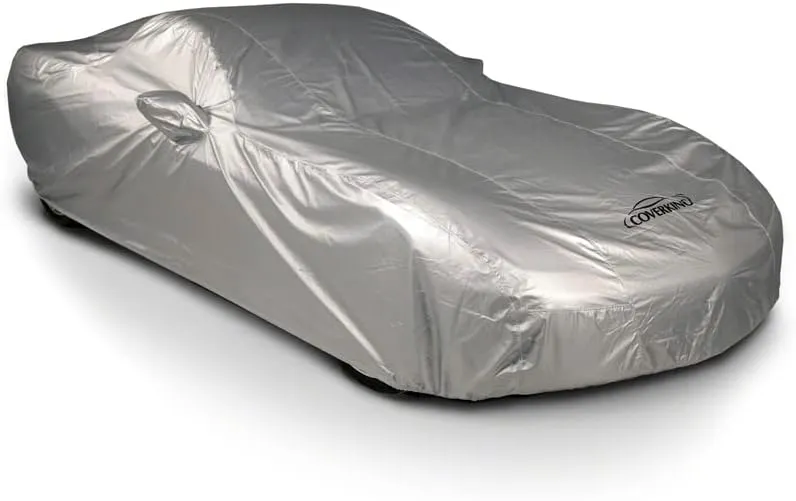 Coverking Custom Fit Exterior Car Cover Designed for Select Nissan Frontier Model Vehicles: Silverguard Fabric, Silver