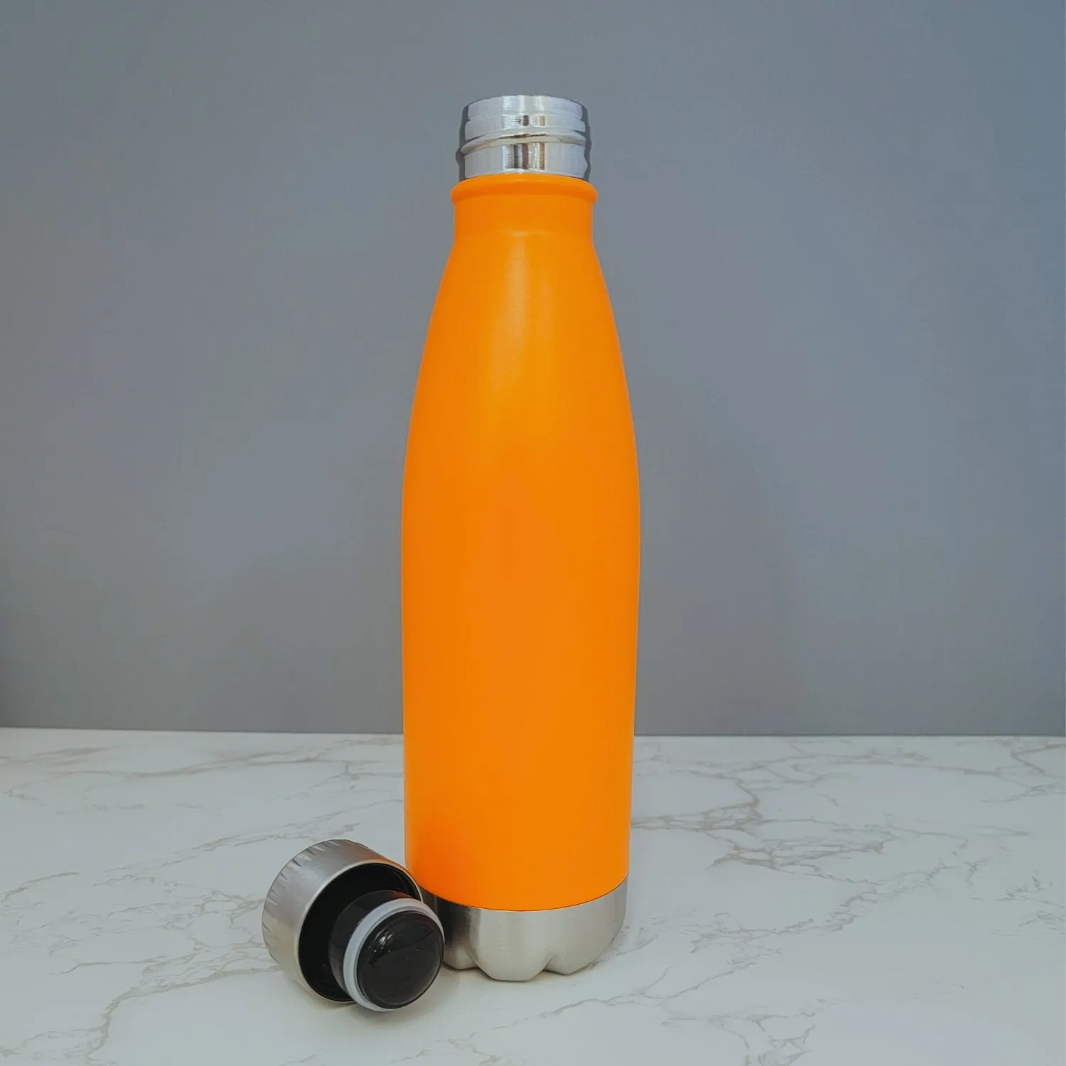 Creep It Real Halloween Theme Orange 17oz Water Bottle LA5139