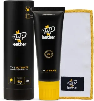 Crep Protect Leather Conditioner with UV Protection - Nourishing Lotion Rejuvenates, Cleans & Protects Sneakers, Shoes, Boots & leather - Nanotechnology Repels Water, Dust, Stains