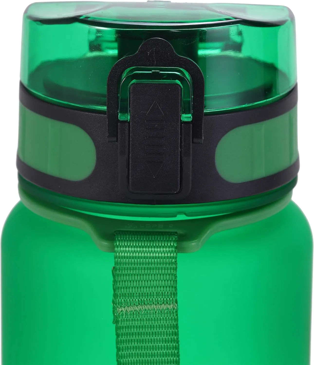 Cressi H2O Frosted Drinking Flask - One Click Opening, Lanyard for Easy Carrying, Filter for Ice and Fruit - 600 ml / 1000 ml - BPA Free - Designed in Italy