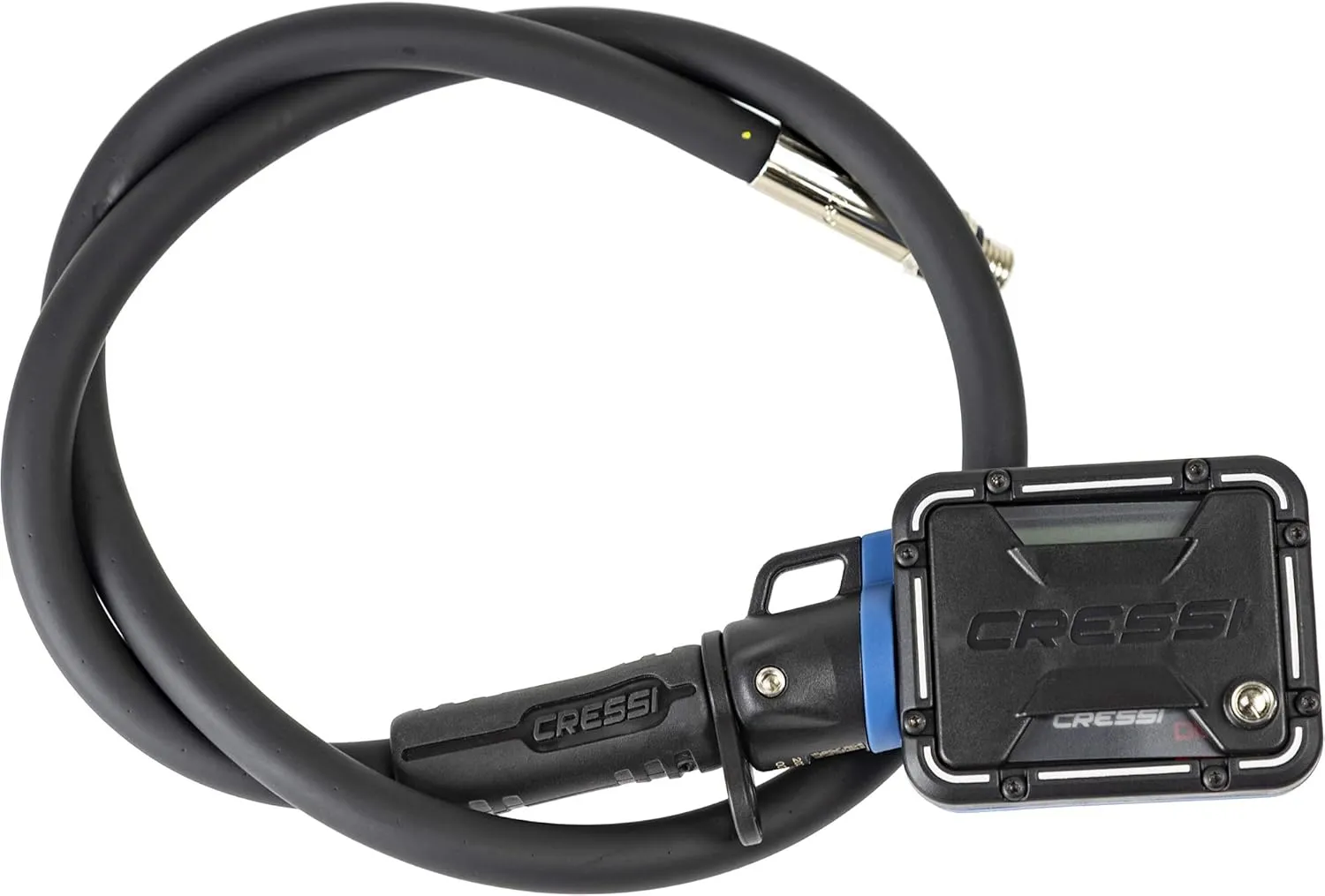 Cressi Scuba Diving Pressure Gauge and Depth Gauge - Easy to Read and Carry - Digi2: Made in Italy