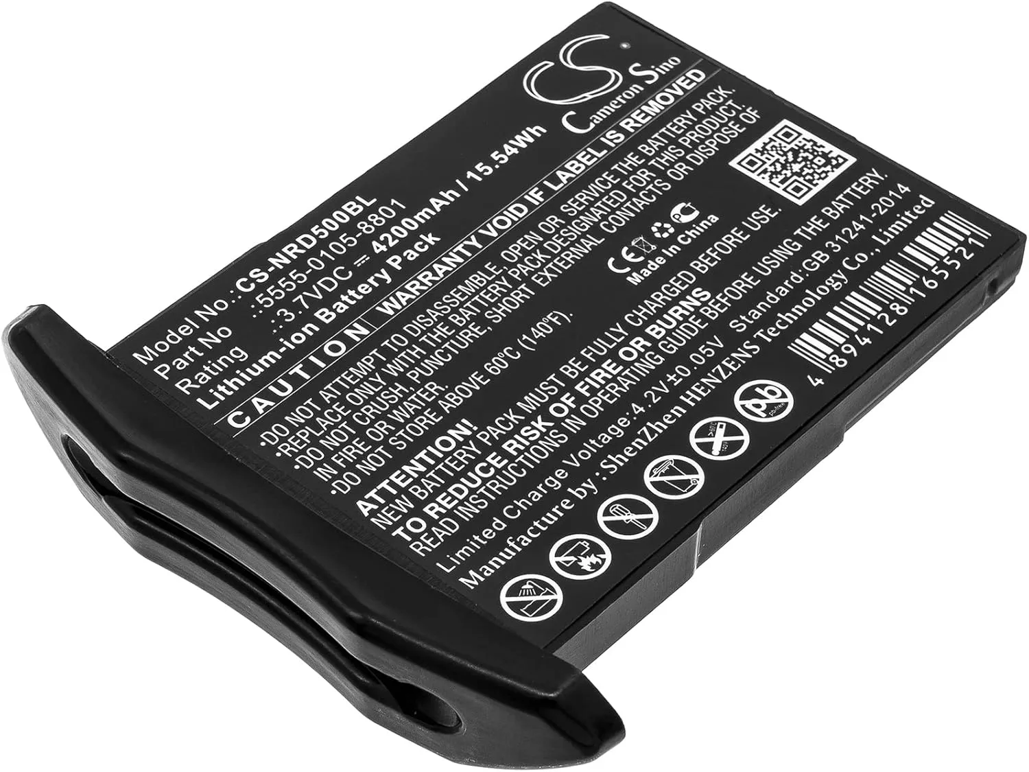CS Cameron Sino 4200mAh / 15.54Wh Replacement Battery for NCR Orderman NCR Orderman 5, 5555-0105-8801