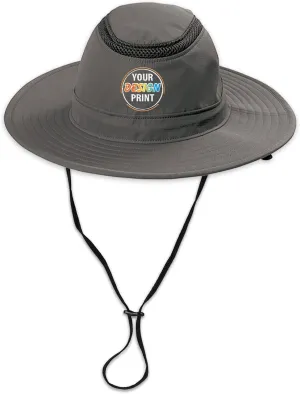 Custom Embroidered Brim Hat Add Your Design Logo Adjustable UPF 30  Travel Fishing Sun Hats