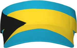 Cute Flag Sun Visor for Women and Men, Adjustable Sports Sun Visor Hats with UV Protection for Tennis Golf Running
