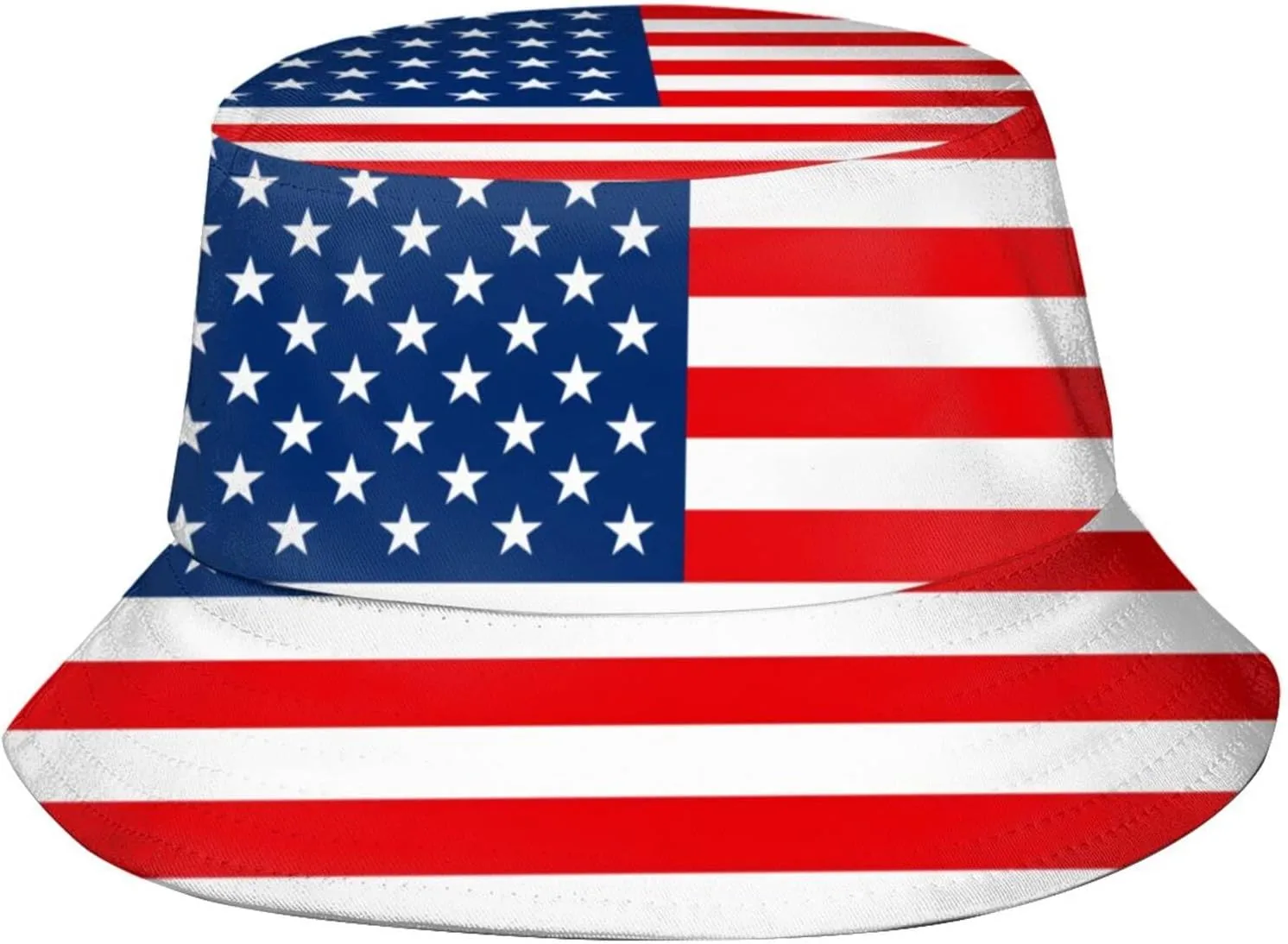 Cute Funny Flag Bucket Hat Packable Fashion Sun Cap Outdoor Flag Fisherman Hat for Women Men Boys Girls
