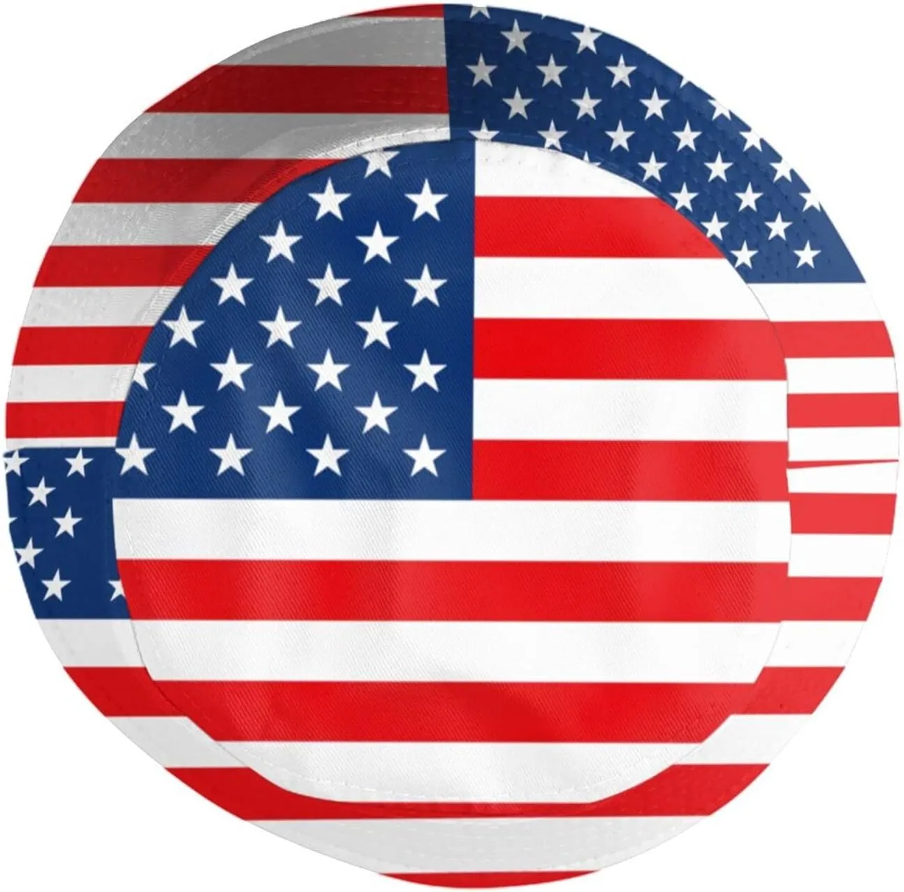 Cute Funny Flag Bucket Hat Packable Fashion Sun Cap Outdoor Flag Fisherman Hat for Women Men Boys Girls