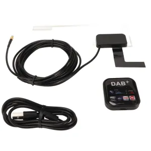 DAB Radio Receiver In Car Digital Antenna DAB  Adapter Aux Tuner Box Audio USB Amplified Loop for Android Car Radio Decoding