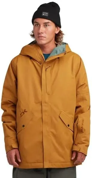 Dakine Reach 20K Insulated Parka, Water-Resistant, Hooded, Black (US, Alpha, Small, Regular, Regular, Golden Yellow)