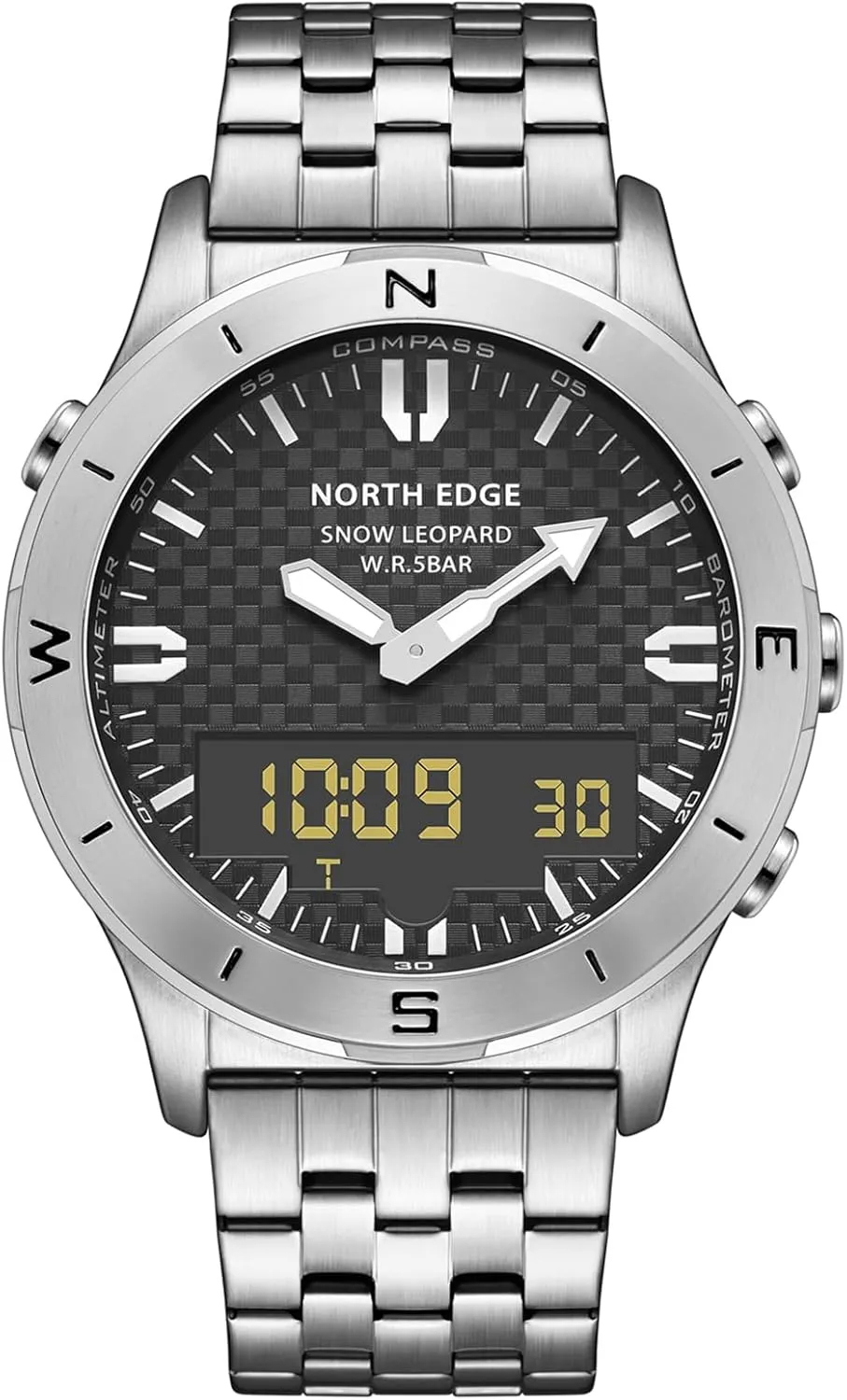 DIDITIME Tactical Watches for Men, Military Watches for Men, Waterproof 164FT, Fitness Watch, Mens Digital Watches with Compass, Metronome, Pedometer, Lightweight Breathable Nylon Watch