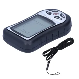 Digital Altimeter, Multifunction Handheld Barometer Thermometer, Outdoor High Exact Meter Compass for Hiking Cam Climbing