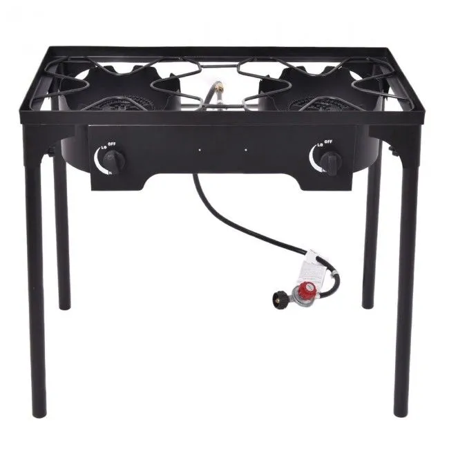 Digital-first BTU BBQ Burner Grill Stove Outdoor 150000 Double Season clearance