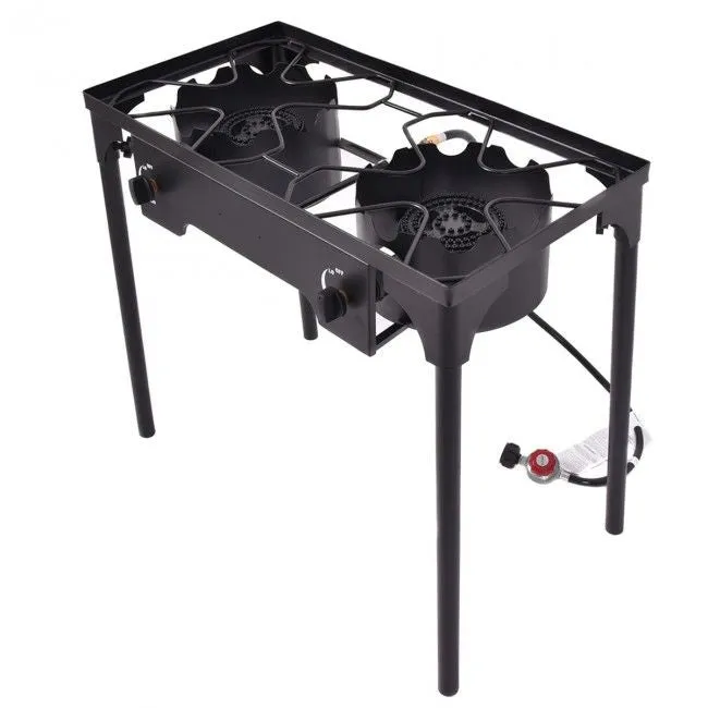 Digital-first BTU BBQ Burner Grill Stove Outdoor 150000 Double Season clearance