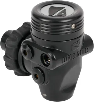 Dive Rite FT1 First Stage Fixed Turret DIN Regulator Black